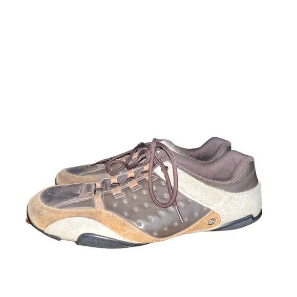 Ecko Unltd brown, tan and black leather low top lace sneakers men’s size 13 - Picture 3 of 7